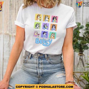 Bluey Shirt, Bluey Family Shirt, Bluey Cartoon Shirt, Bluey Birthday Party Shirt