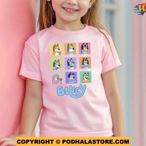 Bluey Shirt Bluey Family Shirt Bluey Cartoon Shirt Bluey Birthday Party Shirt 2