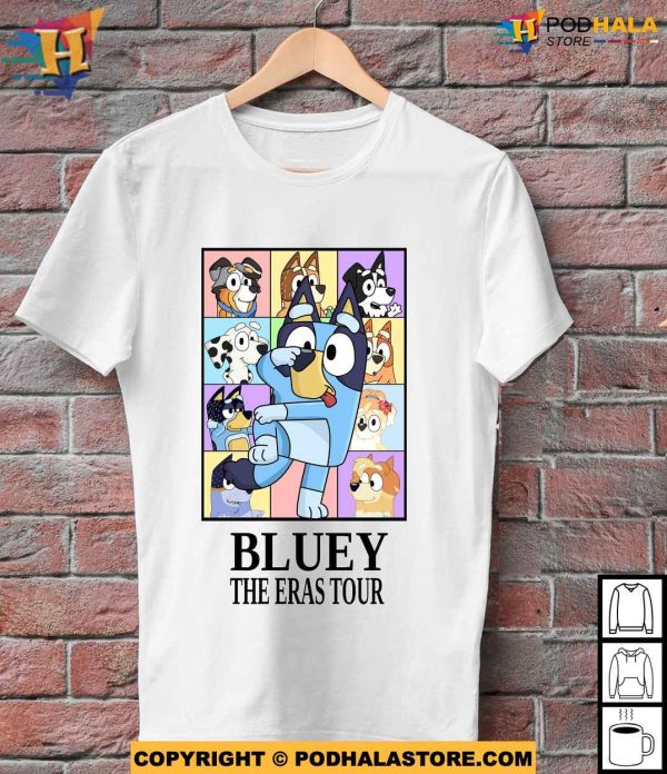 Bluey The Eras Tour Shirt Inspired by Taylor Swifts Tour Style