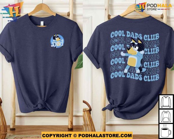 Cool Dad Club Bluey Shirt, Funny Fathers Day Shirt Ideas, Dad Birthday Gift
