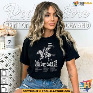 Cowboy Carter Album Vintage Beyonce Shirt Funny Beyhive Gift For Fans 3