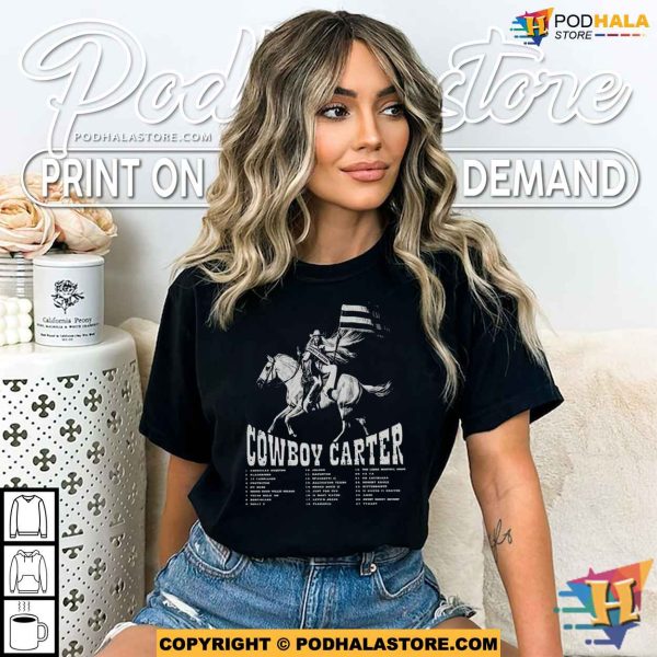 Cowboy Carter Album Vintage Beyonce Shirt, Funny Beyhive Gift For Fans