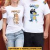 Custom Characters and Name Bluey Family Shirt For Mothers and Fathers