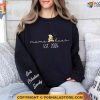 Custom Winnie The Pooh Mama Bear Sweatshirt Mama Est with Kid Name on Sleeve