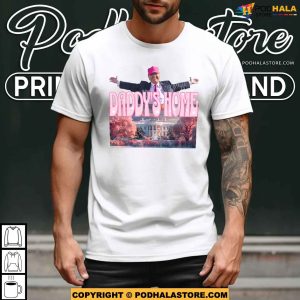 Daddys Home White House Trump 2024 Shirt, Trump Sweatshirt
