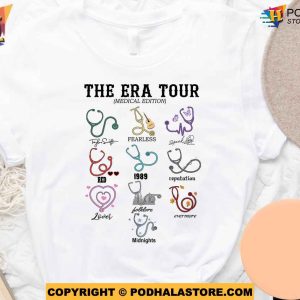 Eras Tour 2024 Medical Edition Shirt, Medical Stethoscope Registered Nurse Tee