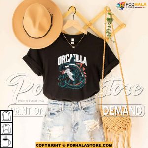 Funny Orca Orcazilla Shirt, Show Your Orca Love