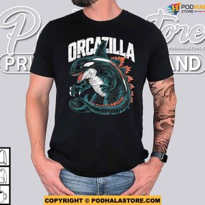 Funny Orca Orcazilla Shirt Show Your Orca Love 2