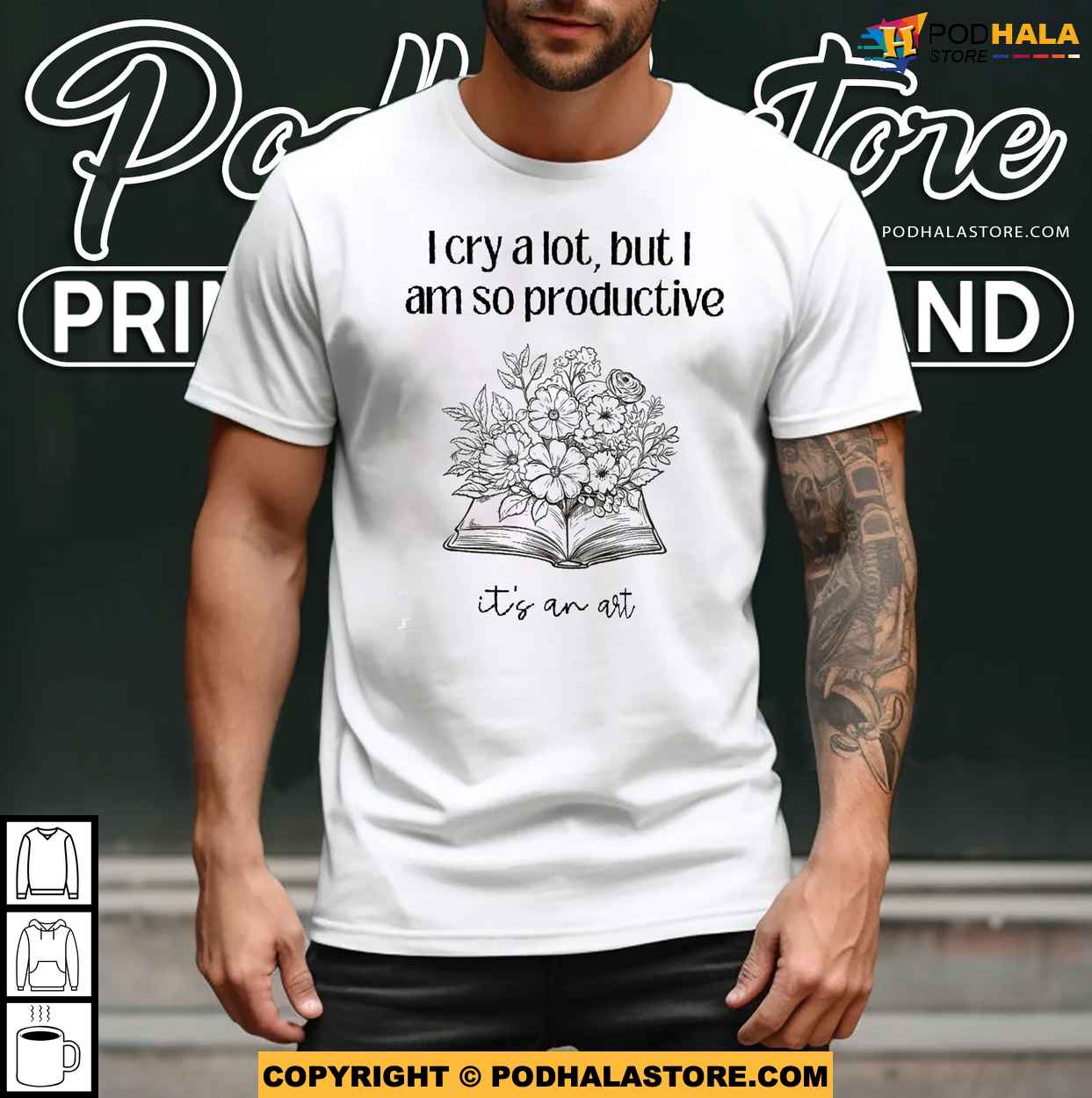 I Cry A Lot But I Am So Productive It's An Art Lyrics TS Shirt, Do it With A Broken Heart