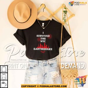 I Survived The NYC Earthquake 2024 Shirt, Survived the Great 4.8 Earthquake of 2024