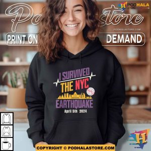 I Survived The NYC Earthquake April 5 2024 Shirt For Women Men Kids 2