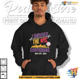I Survived The NYC Earthquake April 5 2024 Shirt For Women Men Kids 3