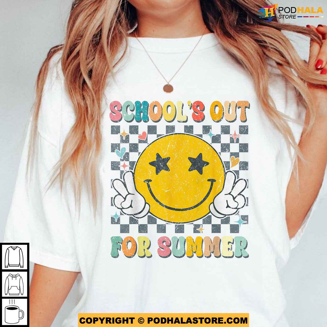 Last Day of School Retro Schools Out For Summer Teacher Shirt