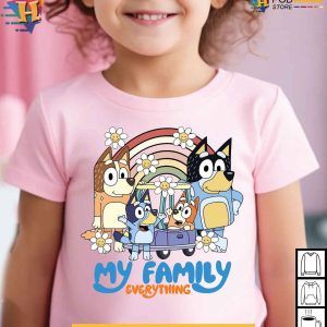 Personalized My Family Everything Bluey Family Shirt Bluey Bingo TShirt 2