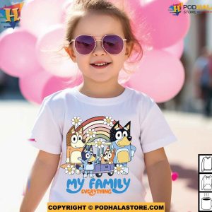 Personalized My Family Everything Bluey Family Shirt Bluey Bingo TShirt 4