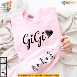 Personalized Names Gigi Sweatshirt Custom Gifts For Mothers Day 2