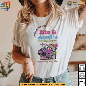 Rita And Janet Driving School Shirt, Funny Bingo Bluey Shirt