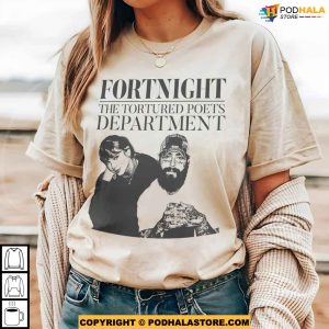 Taylor Tortured Poets Department Comfort Color Shirt TTPD Shirt Post Malone Tee 2