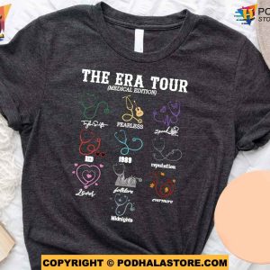 The Eras Tour 2024 Medical Edition Shirt Medical Stethoscope Registered Nurse Shirt 2