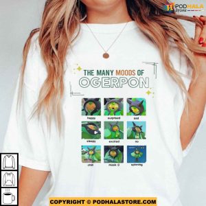 The Many Moods Of Ogerpon Shirt Expressing All Your Feelings 2