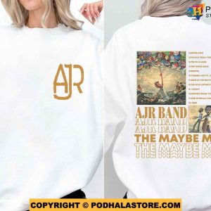 The Maybe Man Tour 2024 Two Side Shirt AJR Band Fan Shirt Ajr Members Chibi 2
