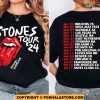 The Rolling Stones Hackney Diamonds Tour 2024 Shirt, Tour Dates Tee