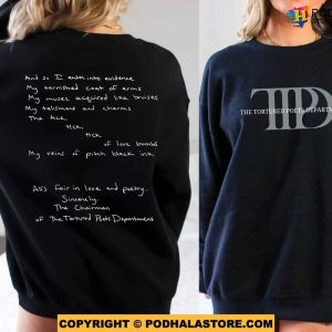 The Tortured Poets Department Sweatshirt, New Album Shirt For Taylor Fans
