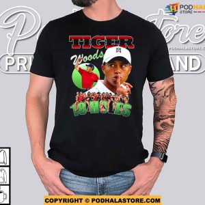Unleash Your Roar Tiger Woods 18 Holes Golf Shirt
