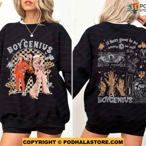 Vintage Boygenius Band 2024 Tour Shirt, Indie Rock Music Tour 2024 Tee For Fans