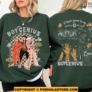Vintage Boygenius Band 2024 Tour Shirt Indie Rock Music Tour 2024 Tee For Fans 2