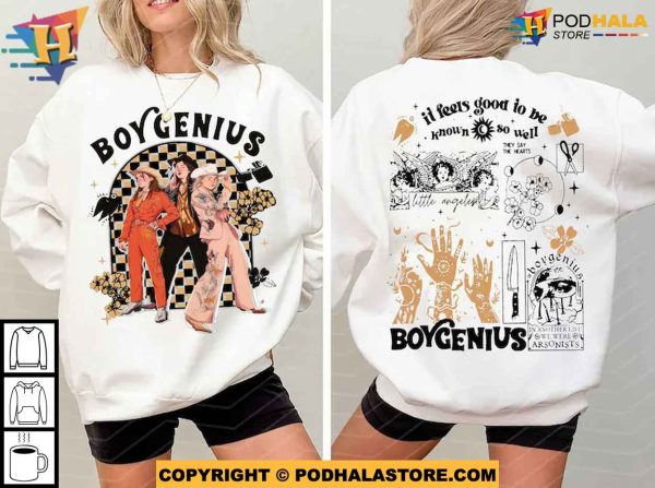 Vintage Boygenius Band Shirt, Indie Rock Band Music Tour 2024 Gift