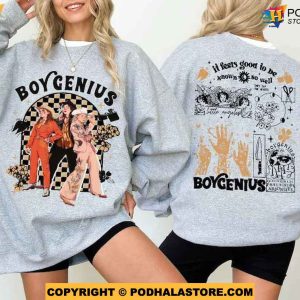 Vintage Boygenius Band Shirt Indie Rock Band Music Tour 2024 Gift 2