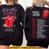Vintage Rolling Stones Tour 2024 Signature Sweatshirt, Diamonds Tour Merch