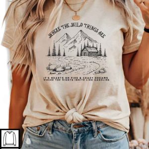 Where the Wild Things Are Luke Combs Shirt, Western Rodeo Tee
