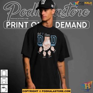 Best Dad Ever Personalized Dad With Kids Shirt Custom Gifts For Dad 2