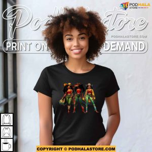 Black Cowgirl Western Rodeo Melanin Juneteenth Freedom Texas Shirt 2