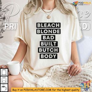Bleach Blonde Bad Built Butch Body Jasmine Crockett Shirt 2