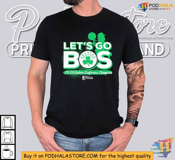 Boston Celtics 2024 Eastern Conference Champions Commemorative Shirt