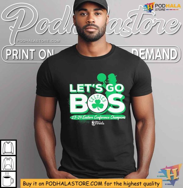Boston Celtics 2024 Eastern Conference Champions Commemorative Shirt