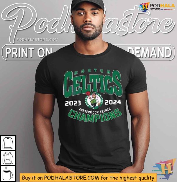 Boston Celtics 2024 NBA Eastern Conference Finals Champion Shirt