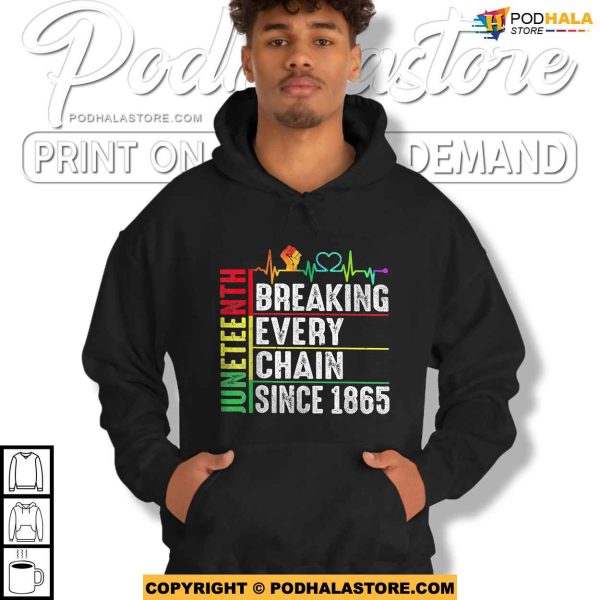 Breaking Every Chain Since 1865 Juneteenth Black History Shirt