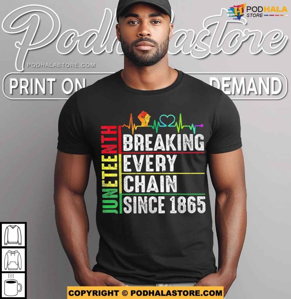 Breaking Every Chain Since 1865 Juneteenth Black History Shirt