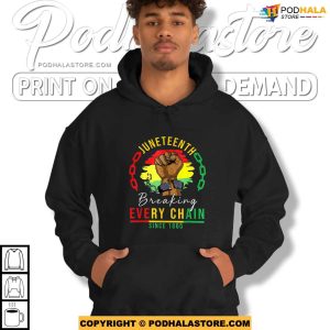 Breaking Every Chain Since 1865 Women Men Juneteenth Freedom Shirt 4