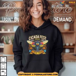 Cicada Fest 2024 Broods XIX & XIII Love Tour Entomology Shirt