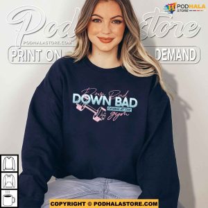 Down Bad GYM Trend TTPD Shirt New Album Eras Tour Tortured Poets Department 1