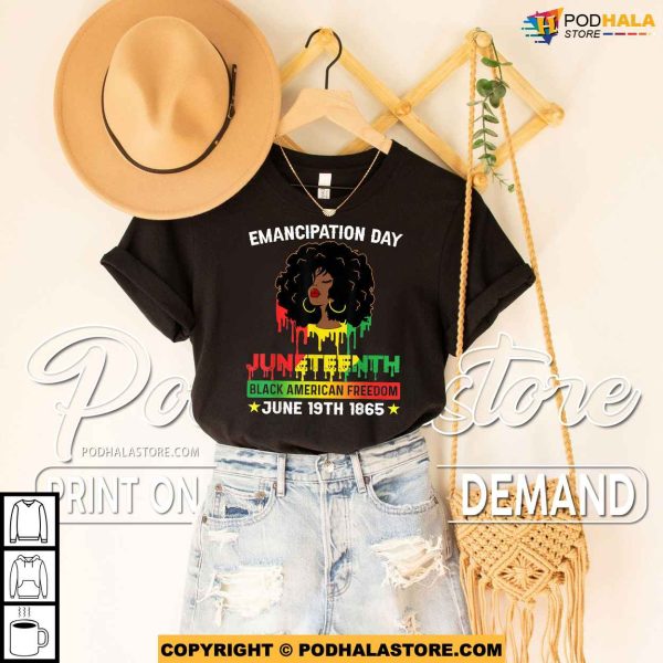 Emancipation Day Juneteenth Black American Freedom 1865 Shirt