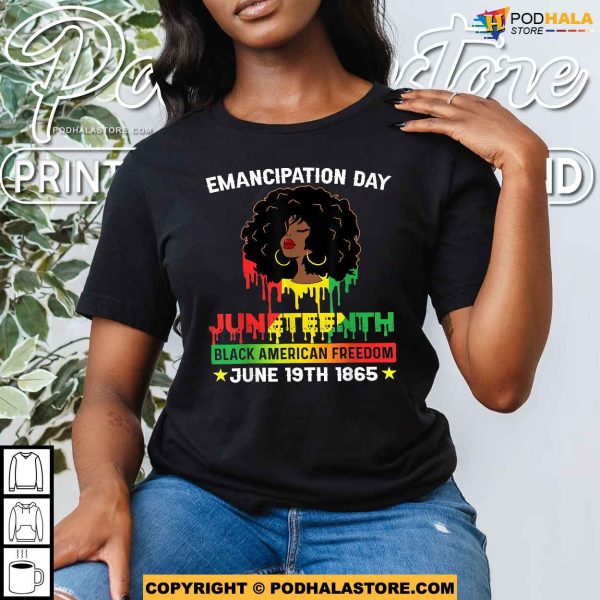 Emancipation Day Juneteenth Black American Freedom 1865 Shirt