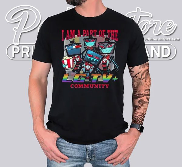 Exclusive Vox Hazbin Hotel LG TV+ Community Shirt, Perfect for TV Enthusiasts