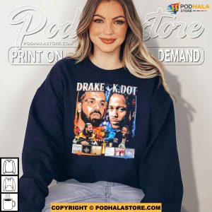 Funny Rap Battle Drake vs Kendrick Lamar Shirt, Rap Royalty Face Off