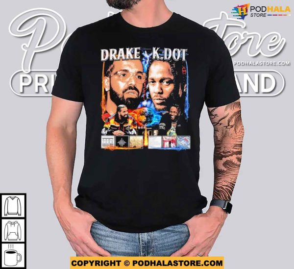 Funny Rap Battle Drake vs Kendrick Lamar Shirt, Rap Royalty Face Off